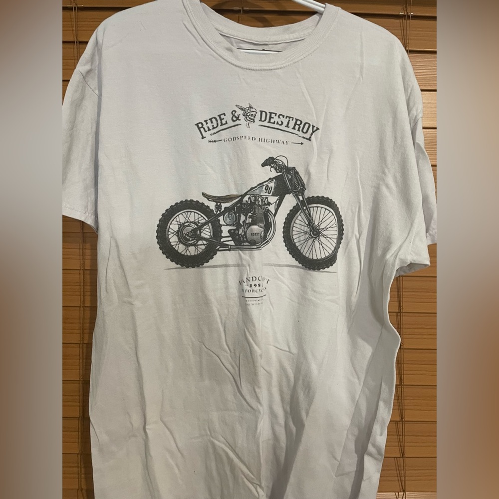 New killer Ride and Destroy motorcycle shirt